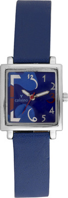 Calvino CLAS-154463LK_Blue Scintillating Analog Watch - For Women