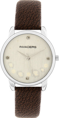 73% OFF on Invaders 67531-BSSLV Floral Analog Watch - For Women 73% OFF on Invaders 67531-BSSLV Floral Analog Watch - For Women
