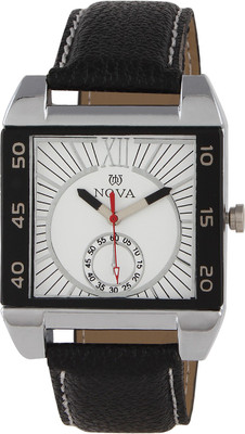 70% OFF on Nova MT-DOD-WHT-BLK-42 Stylish Make Analog Watch - For Men