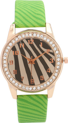 33% OFF on Merchant Eshop green10 Zebra stripe Green Analog Watch - For Women 33% OFF on Merchant Eshop green10 Zebra stripe Green Analog Watch - For Women