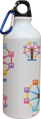 60% OFF on Tiedribbons Blue And Pink Tree Shape Pattern 600 ml Water Bottle
