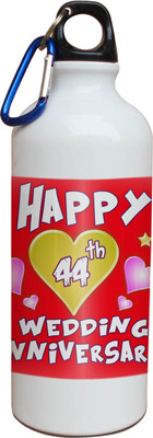 59% OFF on Tiedribbons 44th Happy Anniversary White Travel 600 ml Water Bottle 59% OFF on Tiedribbons 44th Happy Anniversary White Travel 600 ml Water Bottle