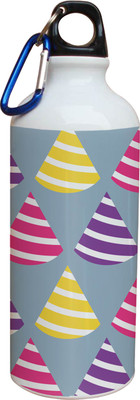 60% OFF on Tiedribbons Yellow Red And Purple Triangle Pattern 600 ml Water Bottle