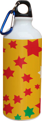 55% OFF on Tiedribbons Red And Green Star Pattern 600 ml Water Bottle 55% OFF on Tiedribbons Red And Green Star Pattern 600 ml Water Bottle