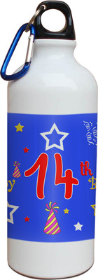 59% OFF on Tiedribbons 14th Happy Birthday White Travel 600 ml Water Bottle 59% OFF on Tiedribbons 14th Happy Birthday White Travel 600 ml Water Bottle