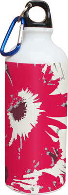 55% OFF on Tiedribbons Red Flower Pattern 600 ml Water Bottle