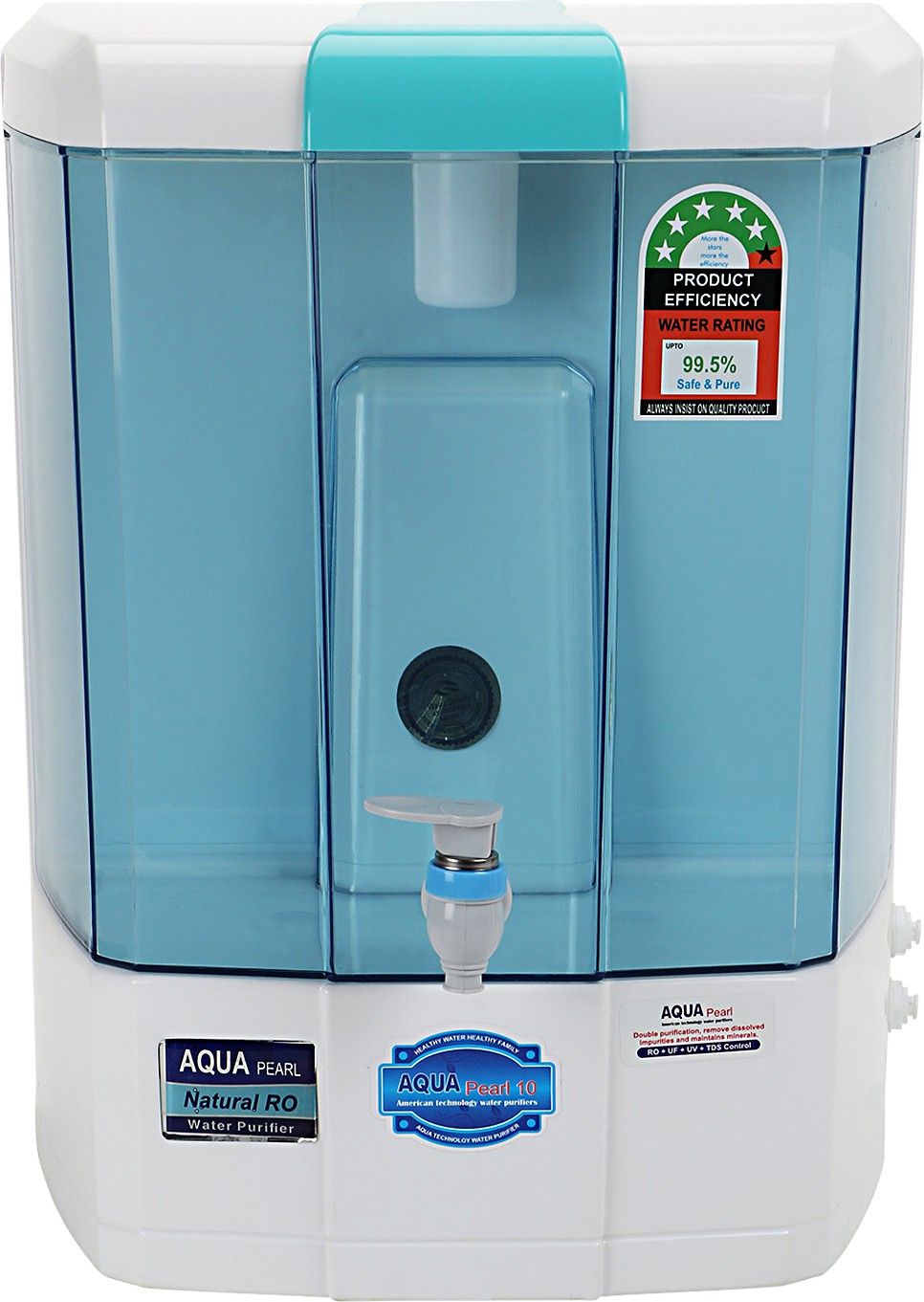 63 OFF on Aqua Pearl Mini Basic Delight 8 L RO + UV +UF Water Purifier
