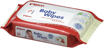 Pigeon Baby Wipes Chamomile And Rosehip - 30 Pieces
