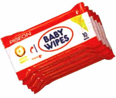 18% OFF on Pigeon Baby Wipes Cham and Rose-5 in 1