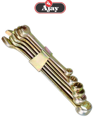 10% OFF on Ajay A107-6M-Box Double Sided Combination Wrench Set Pack of 6 10% OFF on Ajay A107-6M-Box Double Sided Combination Wrench Set Pack of 6
