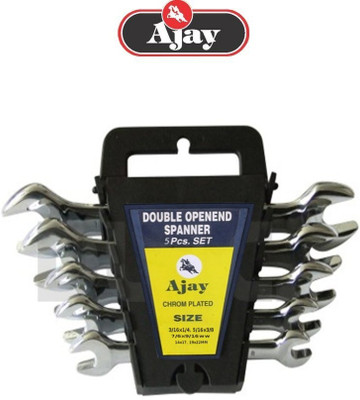 10% OFF on Ajay A100-5P Double Sided Open End Wrench Set 10% OFF on Ajay A100-5P Double Sided Open End Wrench Set