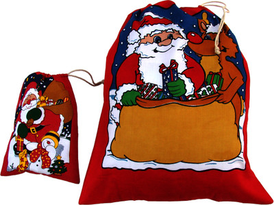 14% OFF on Garapa GXSL1 Santa Christmas Sack Pack of 2 14% OFF on Garapa GXSL1 Santa Christmas Sack Pack of 2