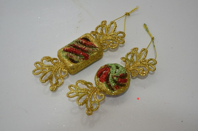 44% OFF on BMS 5159_Golden Hanging Ornaments