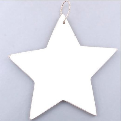 37% OFF on Purpledip White Wooden Star Hanging Ornaments 37% OFF on Purpledip White Wooden Star Hanging Ornaments