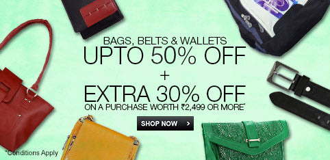 Fashion Accessories - Upto 50% + Extra 30% off