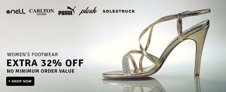 Flipkart: Women’s Footwear – Extra 32% OFF (No Minimum Order Value)