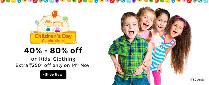 40% -80% on Kids' clothing