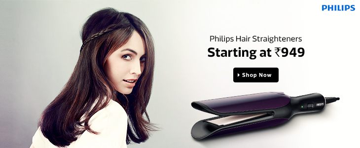 Philips hair Straighteners Starting at Rs. 949