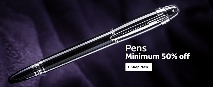 Buy Pens and get minimum 50% off