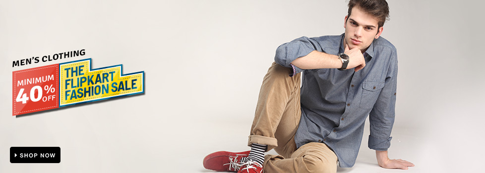MINIMUM 40% OFF on Men's Clothing