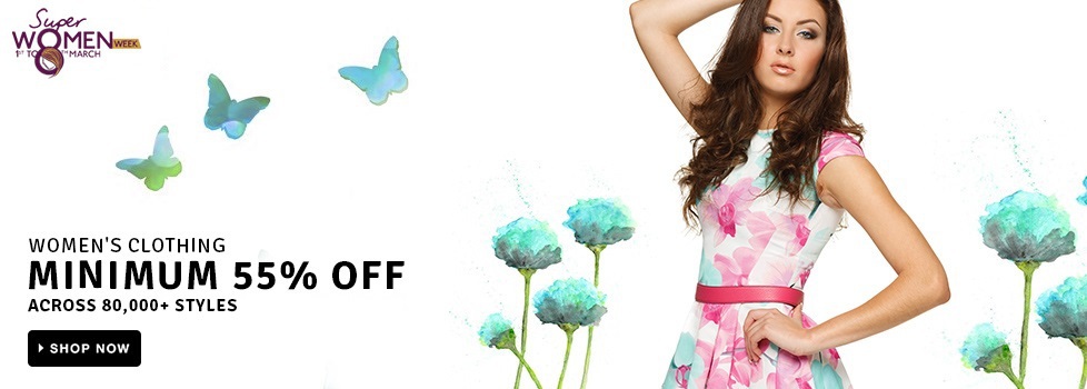 MINIMUM 55% OFF on Women's Clothing
