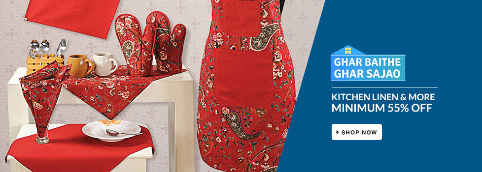 MINIMUM 55% OFF on Kitchen Linen & more