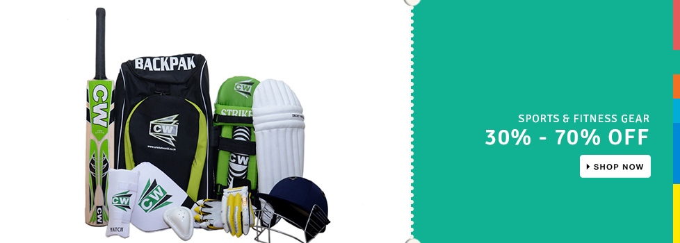 30% - 70% OFF on Sports & Fitness Gear