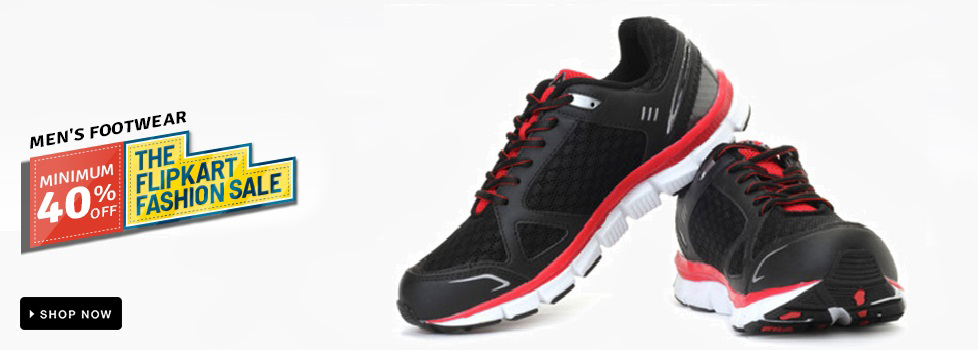 MINIMUM 40% OFF on Men's Footwear